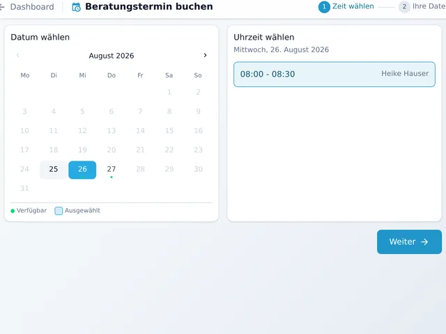 Erstberatung buchen